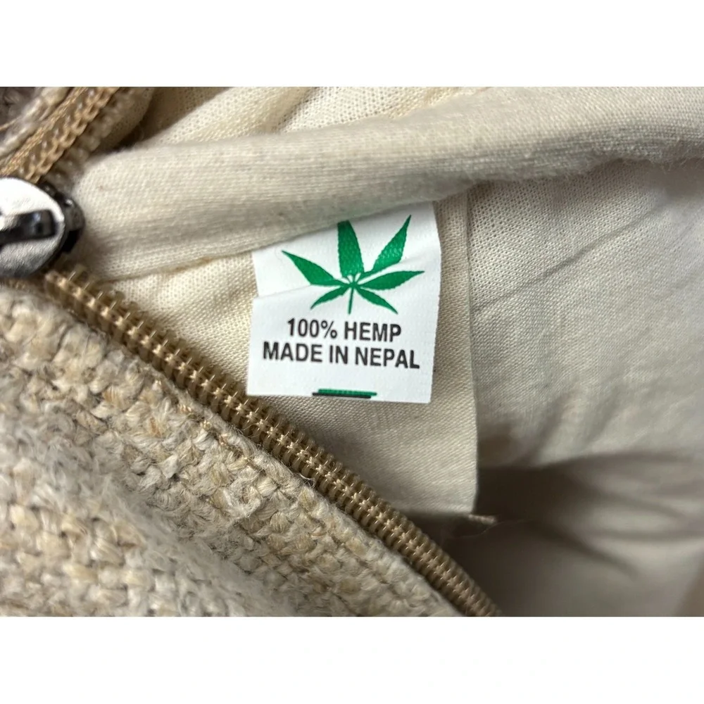 HEMP Backpack Eco-Friendly ReThink‎ Himalayan Beige Rucksack Casual NWOT Hippie
